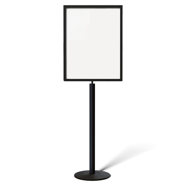 Sign 22 x 28 in. V Bk. Steel, PLEASE WAIT POR FAVOR ESPERAR, Montour Line, Mfr#: FSX200-2228-V-BK-PLSWAIT